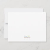 Merci de fête d'anniversaire de super héros (Dos)