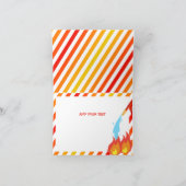 Merci de fête d'anniversaire du Camion d'incendie (Intérieur)