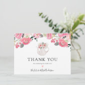 Merci de Fête des mariées de thé de jardin (Debout devant)