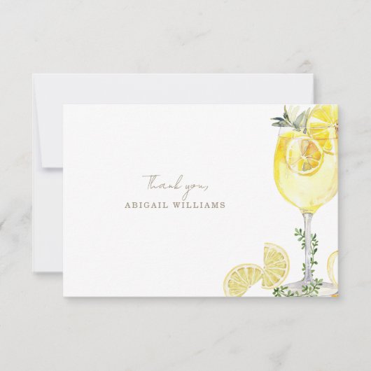 Merci de Fête des mariées Limoncello (Devant)