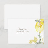 Merci de Fête des mariées Limoncello (Devant / Derrière)