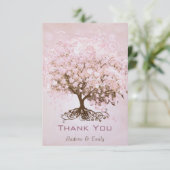 Merci de feuille de coeur rose (Debout devant)