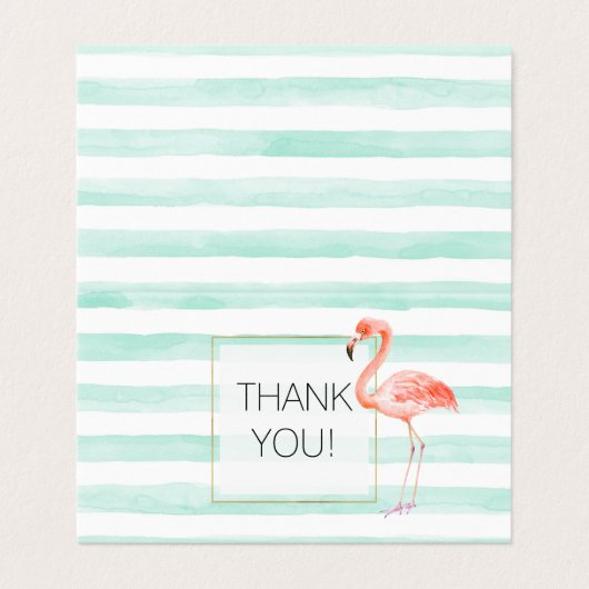 Merci de Flamant rose rose (Outside Unfolded)