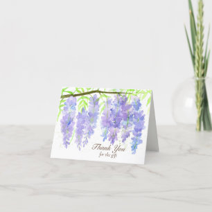 Merci De Fleurs De Wisteria Pour Le Mariage Cadeau