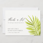 MERCI DE FOLIAGE EN FEUILLES D'EAU VERTE EN PALMIE (Devant)