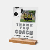 Merci de football Coach Team Photo (Angle)