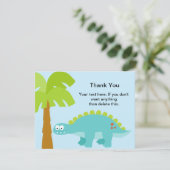 Merci de garçon d'anniversaire de dinosaure (Debout devant)