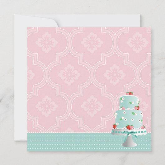 Merci de gâteau de fraise (Dos)