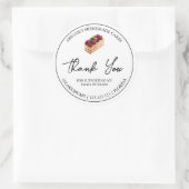 Merci de gâteau maison simple Étiquette (Sac)