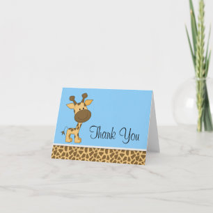 Merci de Giraffe Bleue Cute