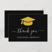 Merci de graduation 2022 Black Gold (Devant / Derrière)