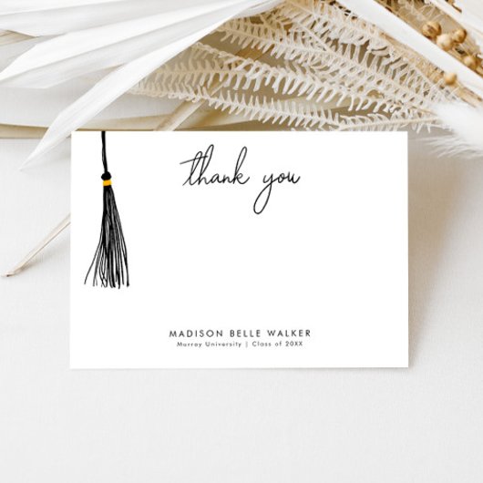 Merci de graduation Black Tassel