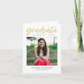 Merci de graduation couleur modifiable particulièr (Devant)