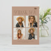 Merci de graduation en Terracotta Elegance Collage (Debout devant)