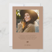 Merci de graduation en Terracotta Elegance Collage (Dos)