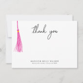 Merci de graduation Pink Tassel (Devant)