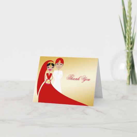 Merci de jeune mariée indienne et de marié de 311 (Devant)