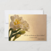 Merci de jonquilles blanches pour votre sympathie (Devant)