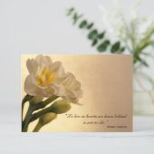 Merci de jonquilles blanches pour votre sympathie (Debout devant)