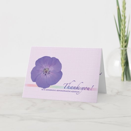 Merci de jour d'Admin d'assistants administratifs (Devant)