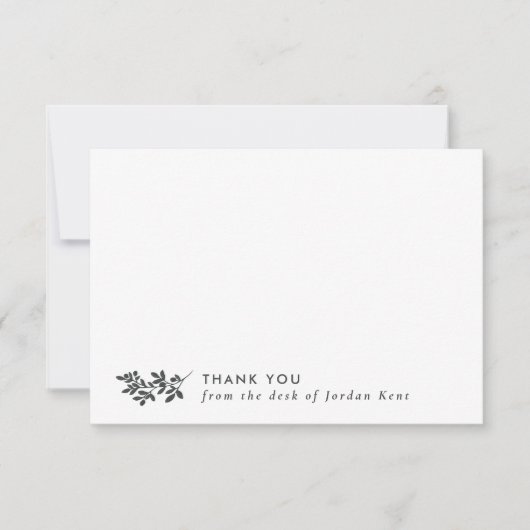 Merci de la branche de crayon gris du bureau de (Devant)