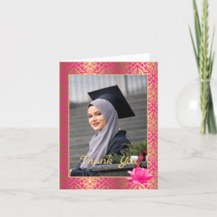 Merci de la graduation musulmane avec photo