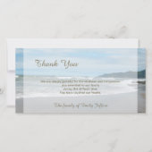 Merci de la plage Sympathy Carte photo (Devant)