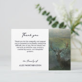 Merci de la sympathie des cerfs de forêt rustique (Debout devant)