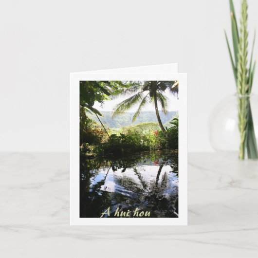 Merci de la sympathie hawaïenne de la famille (Devant)