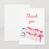 Merci de l'aide avec les enfants Professeur Garde  (Devant / Derrière)