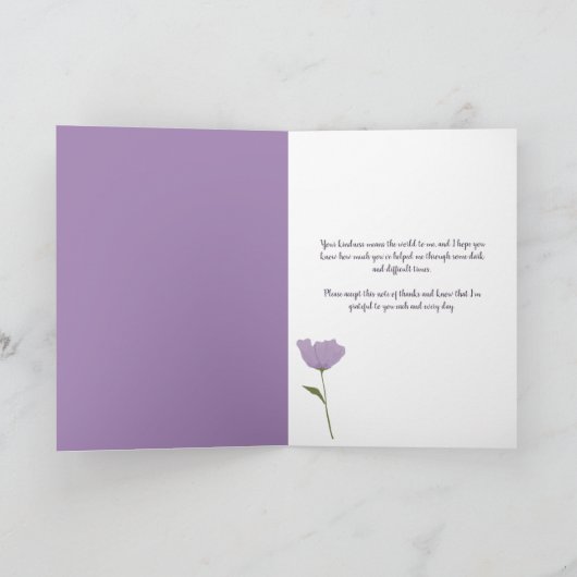 Merci de l'aide en temps de difficultés (Intérieur)