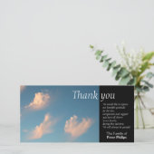 Merci de l'Carte photo de la sympathie face Cloud  (Debout devant)