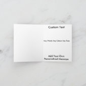 Merci de l'enseignant Carte de départ Ajouter vos  (Intérieur)