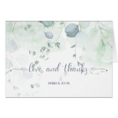 Merci de l'Mariage botanique d'Eucalyptus (Devant Horizontal)