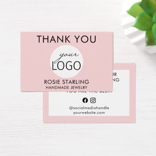 Merci de logo Pale Blue Jewelry pour votre (Bureau)