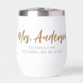 Merci De M'Aider À Bloom Thermal Tumbler (Avant)