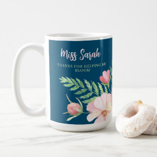 Merci De M'Aider À Bloomer La Mug Florale
