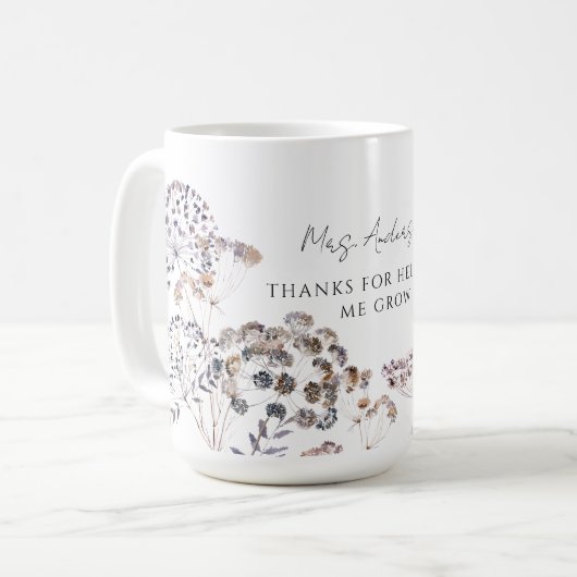 Merci De M'Aider À Croître En Mug (Devant gauche)