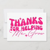 Merci De M'Aider À Croître La Carte (Devant)