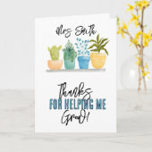 Merci de m'aider à faire pousser la carte (Fleur jaune)