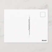 Merci de m'aider à grandir, Carte postale Papa (Dos)