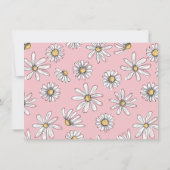 Merci de marguerite Carte photo - rose (Dos)