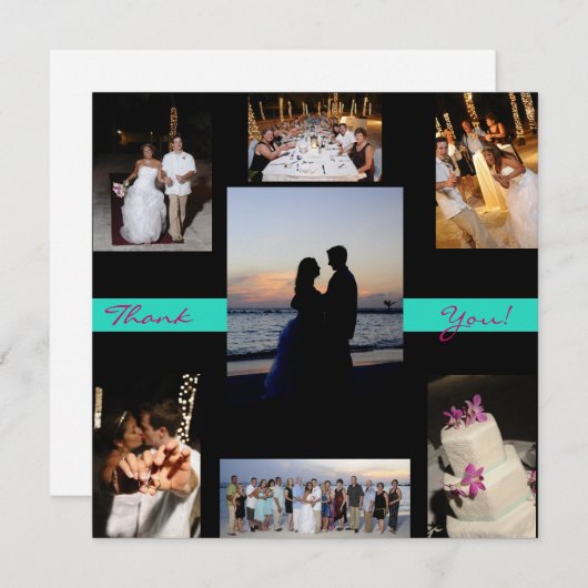 Merci de mariage (Devant / Derrière)