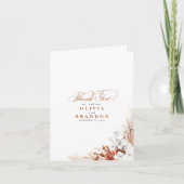 Merci de Mariage blanc en terre cuite (Devant)