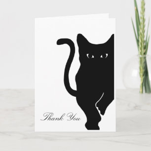 Merci de mariage de chat noir