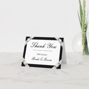 Merci de Mariage de de de Pearl noir/blanc
