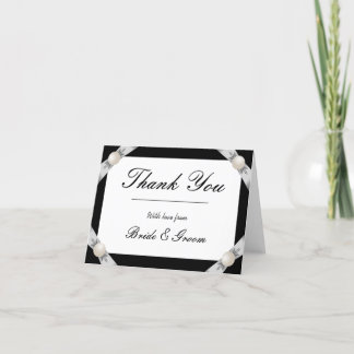 Merci de Mariage de de de Pearl noir/blanc