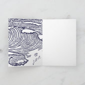 Merci de mariage de destination plage (Intérieur)