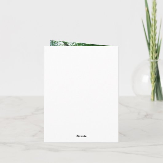 Merci de Mariage de forêt enchantée (Dos)