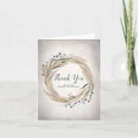 Merci de mariage d'herbe des pampas et de verdure